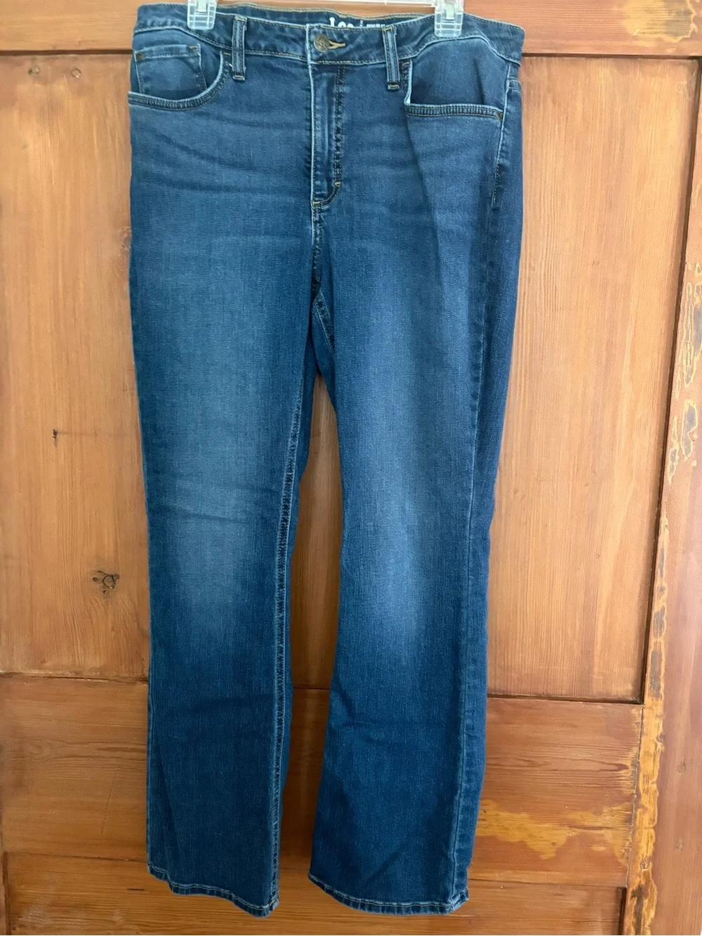 Dark Wash Straight Leg Jeans